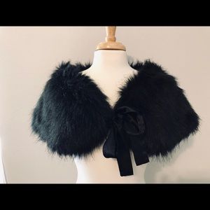 Nine West Faux Fur Shawl